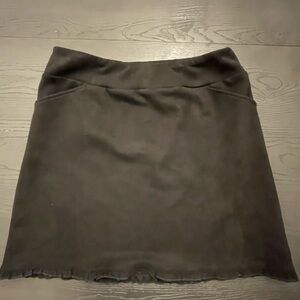 Axyeh Stretch Black Skirt‎ with Pockets Size Large